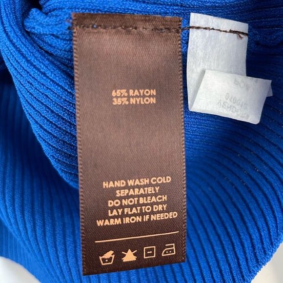 NWT Multiples Blue Tank Top Size M EUC - Picture 7 of 7